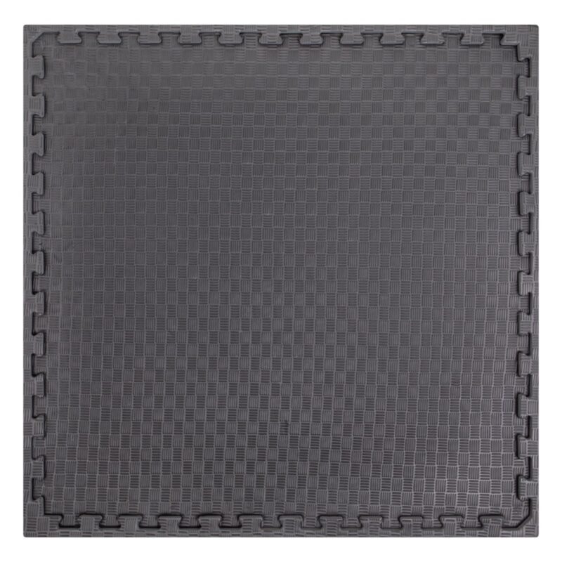Čierno-sivá podložka na kickbox 2,5 cm HARD