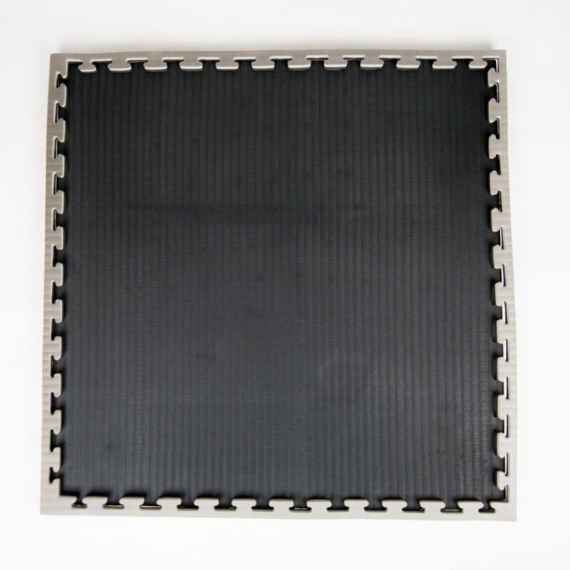Čierno-sivá tatami podložka na box 2,5 cm PREMIUM