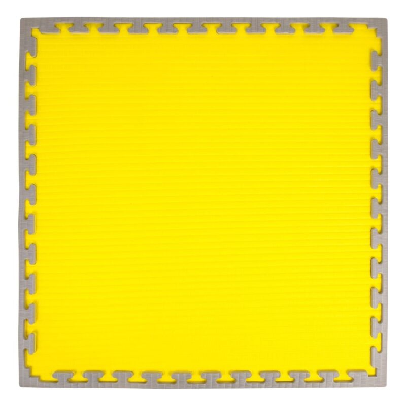 Žlto-sivá podložka do škôlky 2,5 cm ŠTANDARD